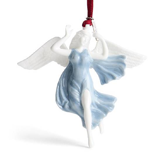 INDENT - Wedgwood Xmas Peace Ornament, Angel, Glazed 2026